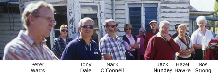 important visitors at Newstead North homestead,  3 May 2001